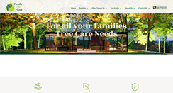 Desktop Screenshot of familytreecare.com.au